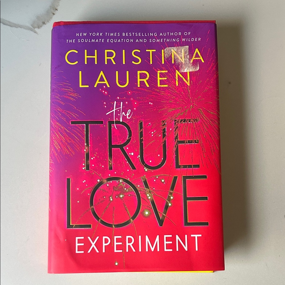 Christina Lauren Pink and Magenta Hardcover Romance Novel